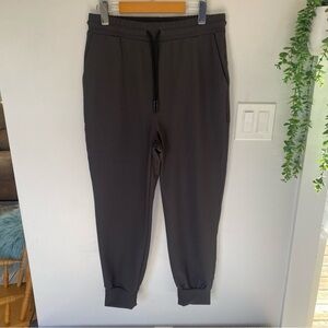 ZYIA Black Jogger Track Pants with Elastic Cuffs Size Large